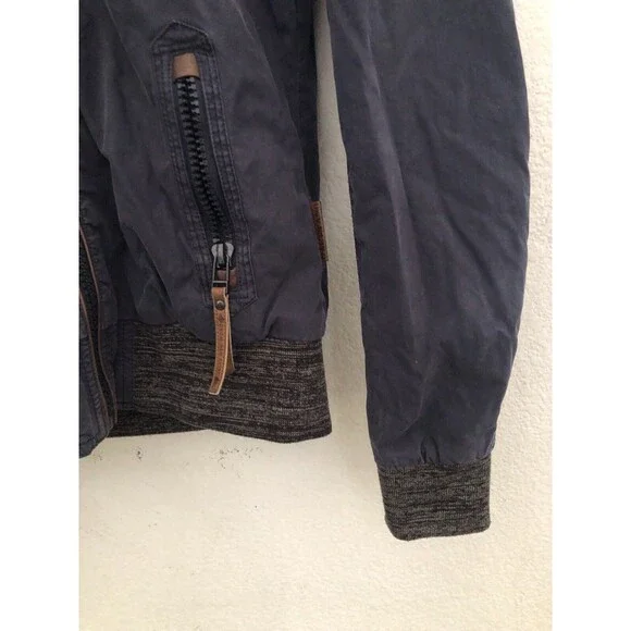 Naketano Brand New World Hooded Jacket Women’s Small Gray Full Zip Casual Hoodie - Picture 7 of 14